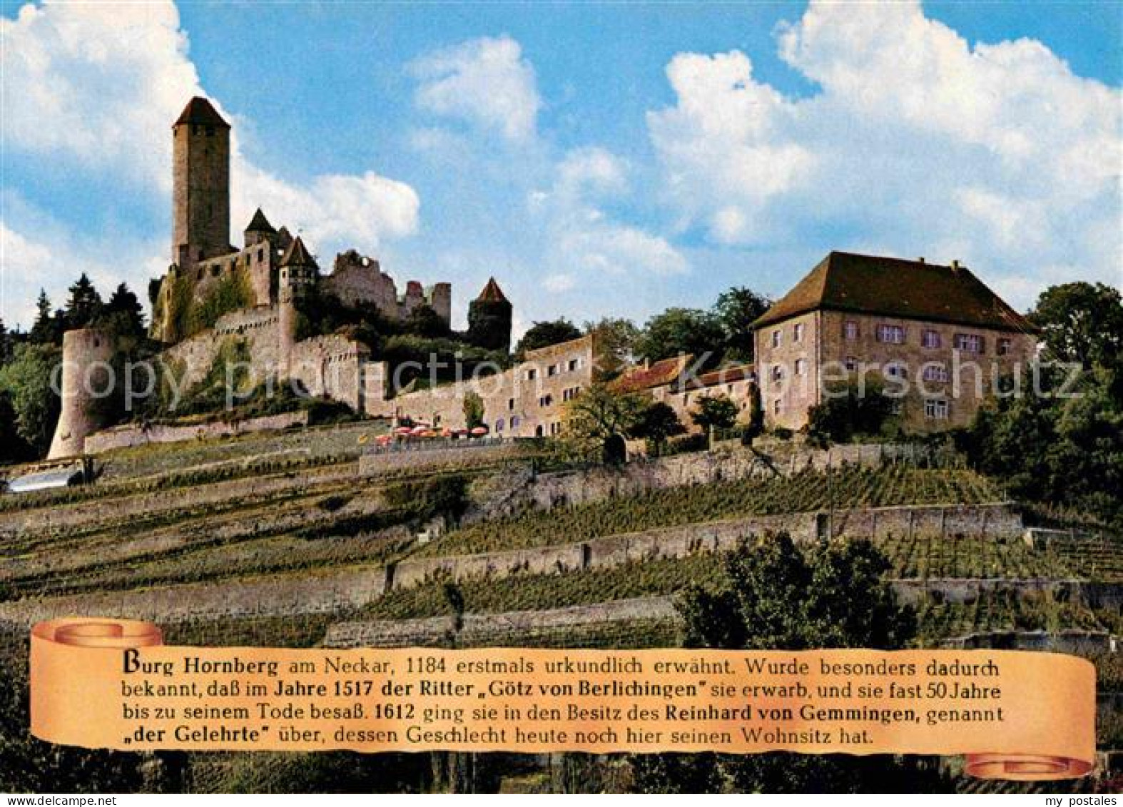72783249 Neckarzimmern Burg Hornberg Am Necker Burg Ritter Goetz Von Berlichinge - Autres & Non Classés