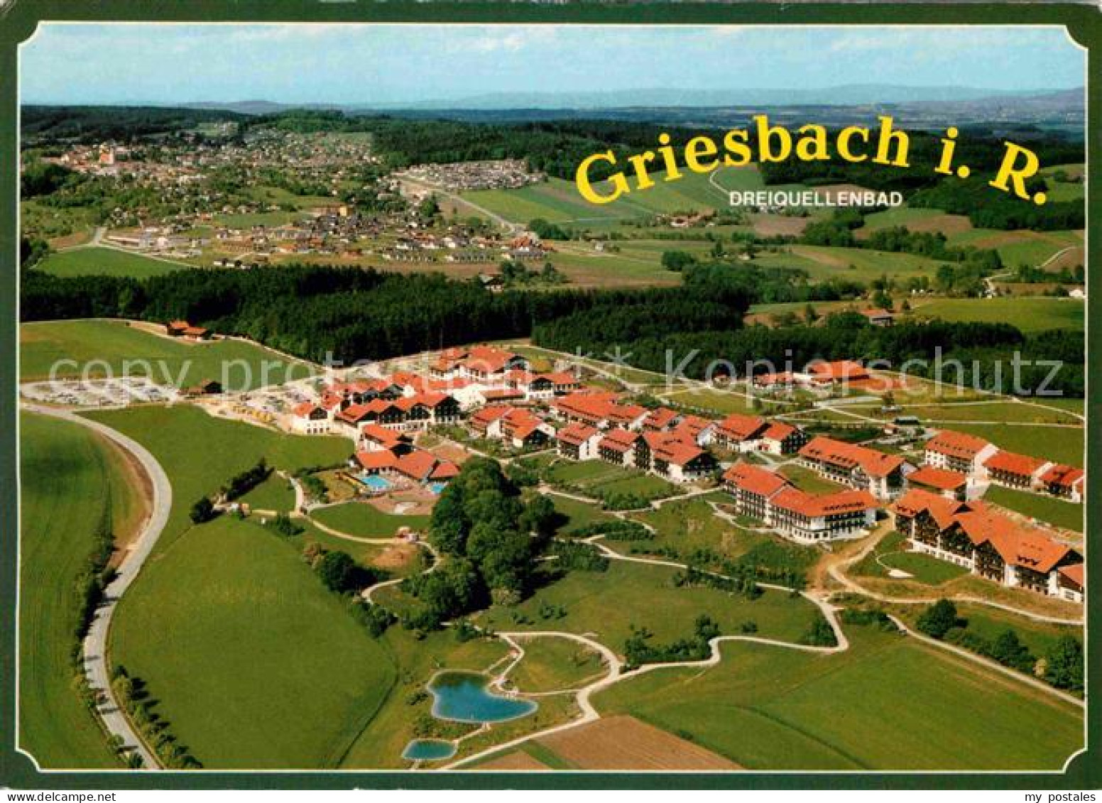 72783246 Griesbach Rottal Kurgebiet Fliegeraufnahme Griesbach - Andere & Zonder Classificatie