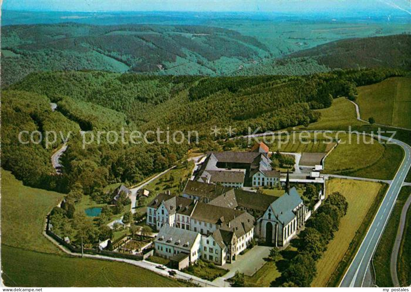 72782893 Heimbach Eifel Abtei Mariawald Fliegeraufnahme Heimbach - Sonstige & Ohne Zuordnung