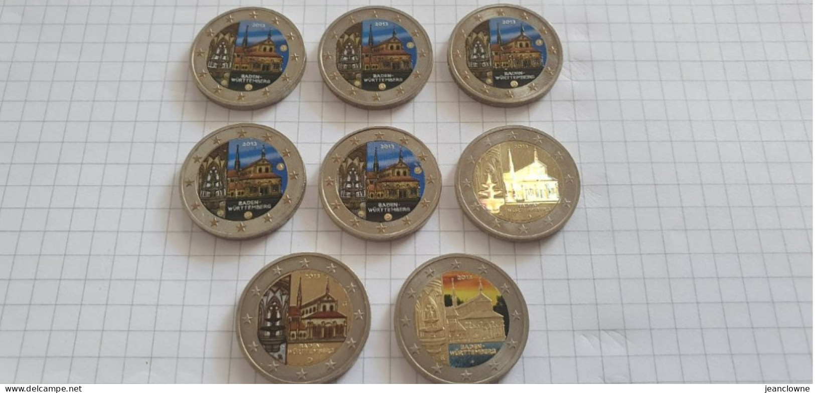 2 € COLORISEES ALLEMAGNE 2013 MONASTERE DE MAULBRONN - Alemania