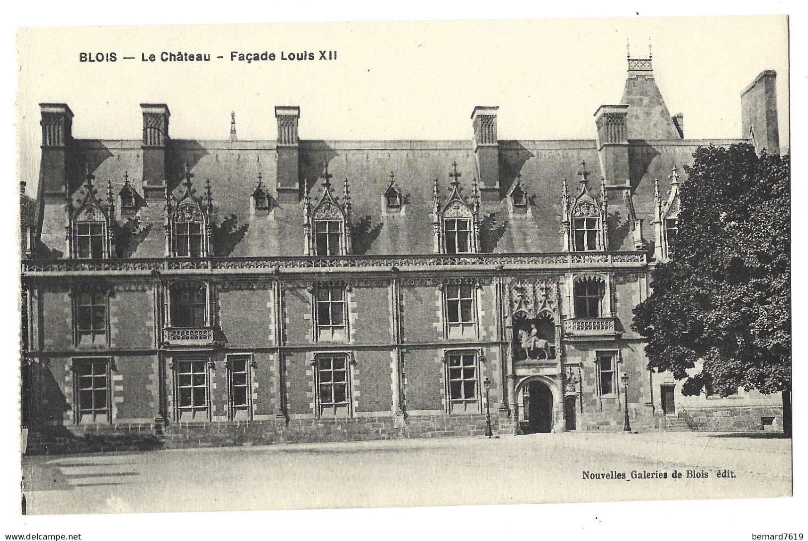 41  Blois -  Le Chateau - Facade Louis XII - Blois