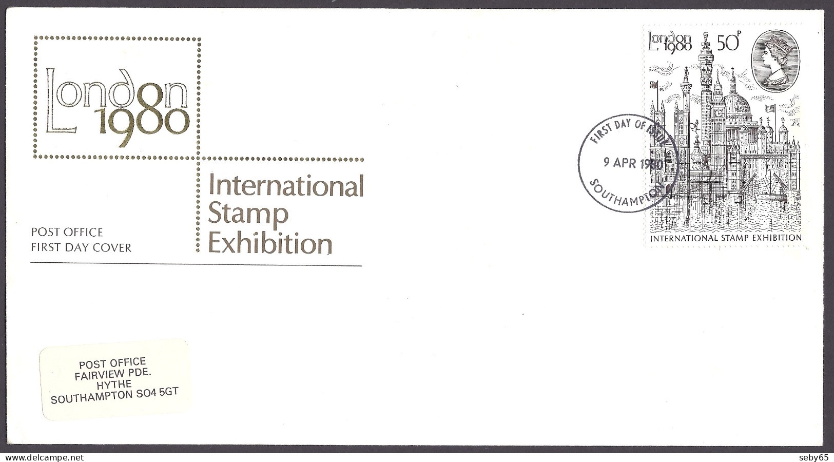 Great Britain 1980 - London ‘80 International Stamp Exhibition, Views Of London Monuments - FDC First Day Cover - 1971-1980 Dezimalausgaben