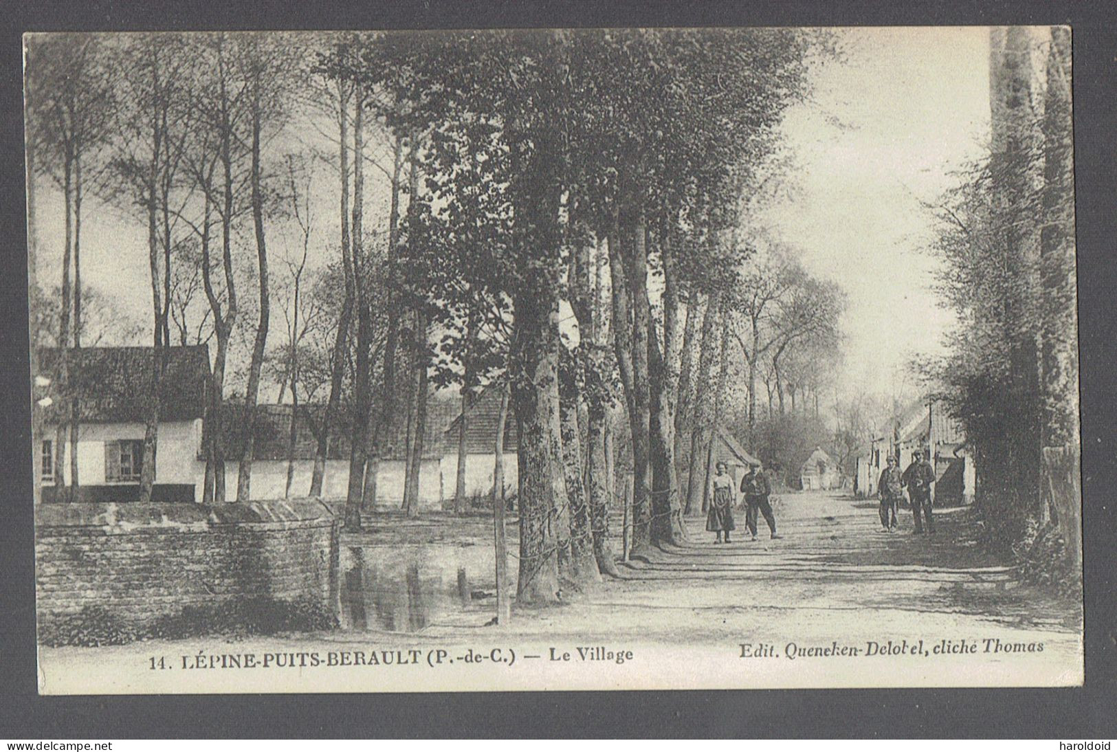 CPA 62 - LEPINE PUITS BERAULT - LE VILLAGE - Other & Unclassified