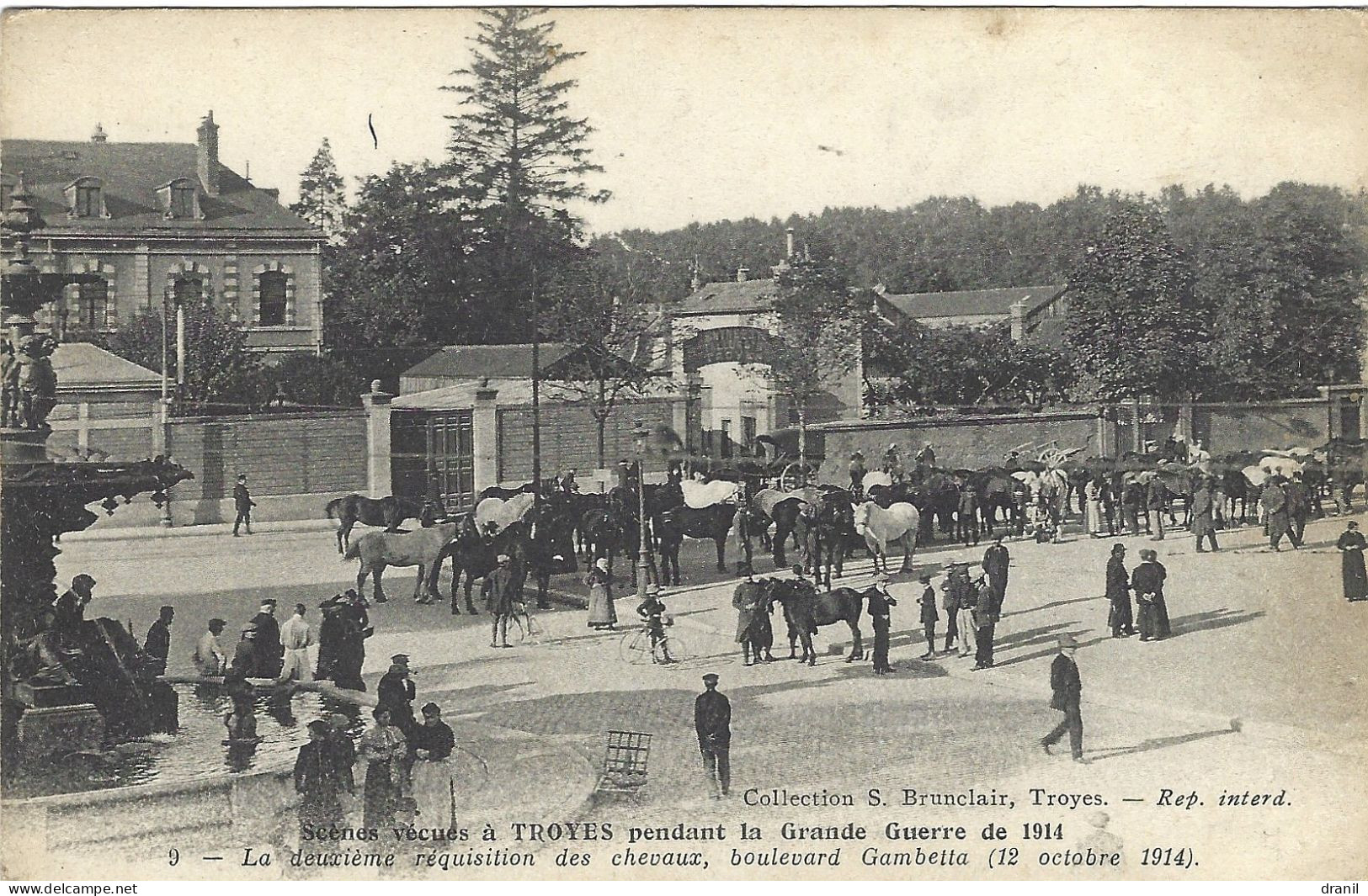 10 - TROYES -  9 La Deuxième Réquisition Des Chevaux, Boulevard Gambetta - Troyes