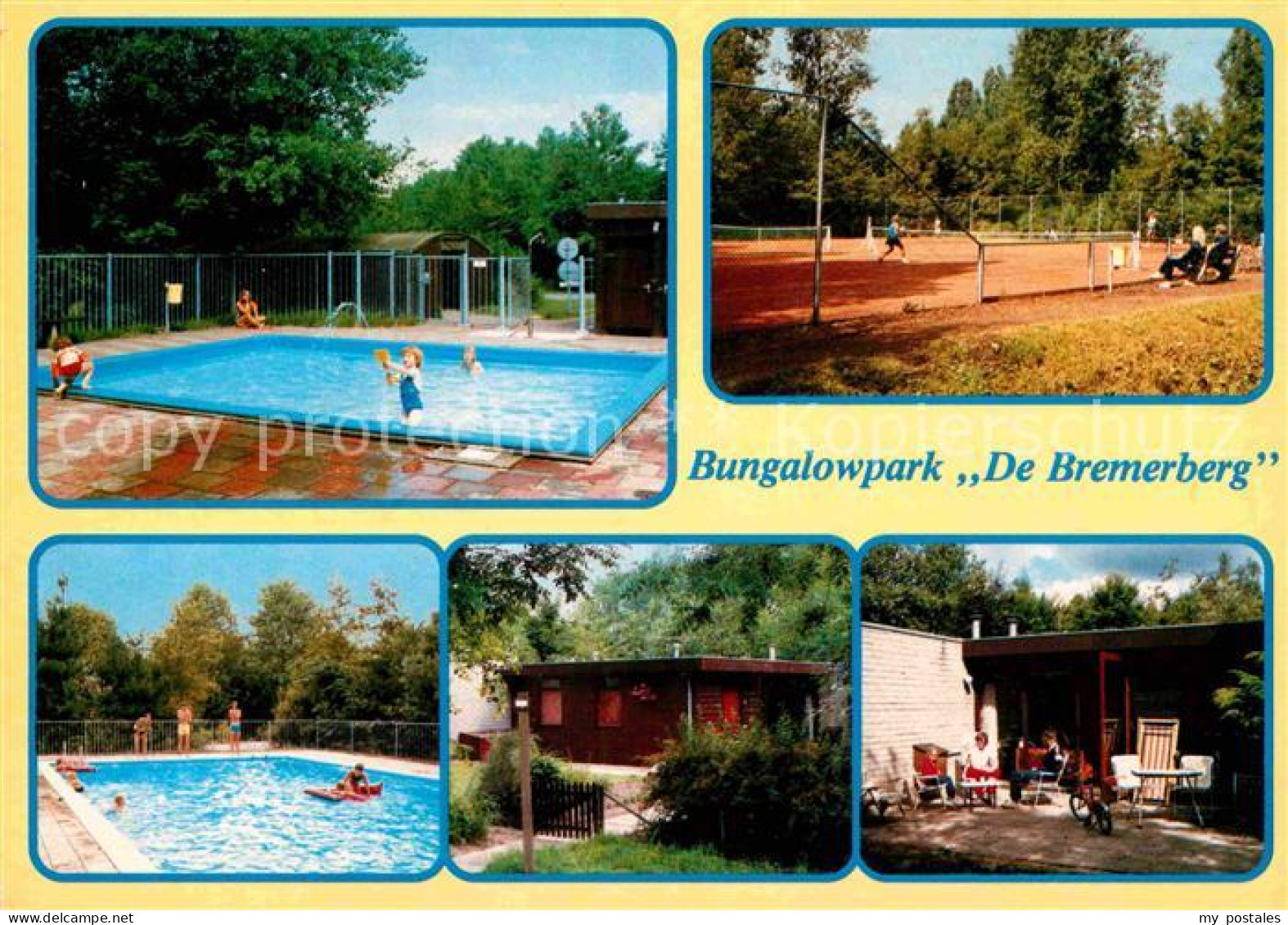 72782835 Biddinghuizen Bungalowpark De Bremerberg Swimmingpool Tennisplatz  - Other & Unclassified