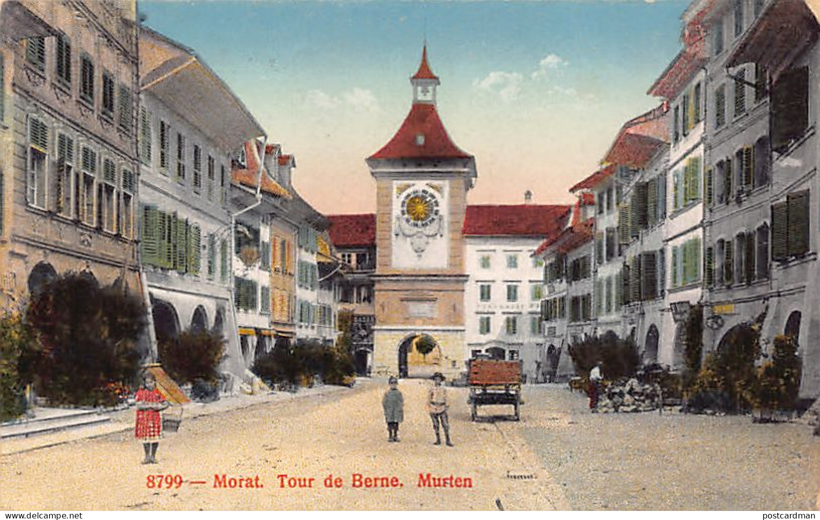 Suisse - Morat (FR) Tour De Berne - Murten - Ed. Phototypie Co 8799 - Morat