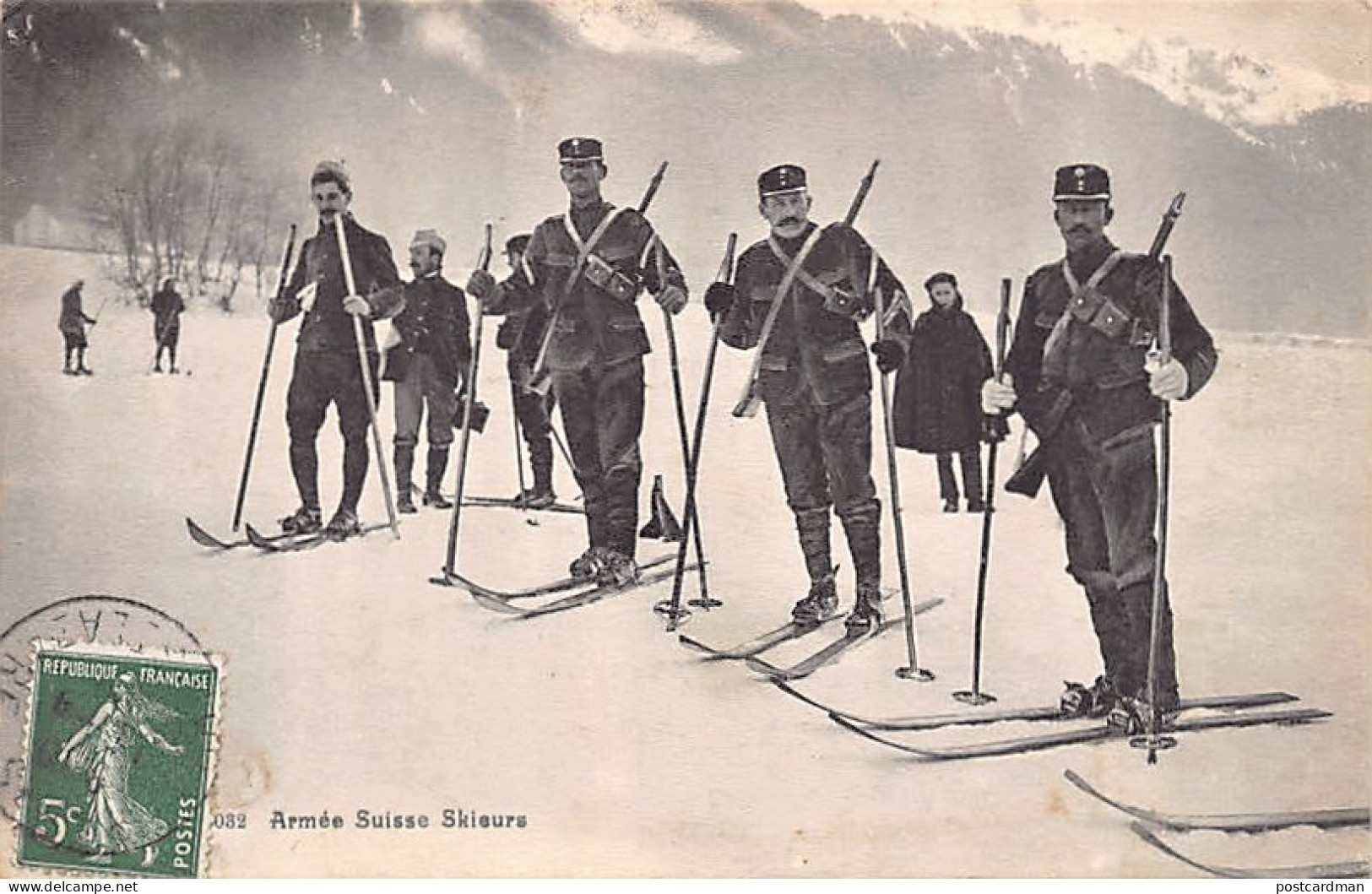 Suisse - Armée Suisse - Skieurs - Ed. Jullien Frères 8032 - Andere & Zonder Classificatie