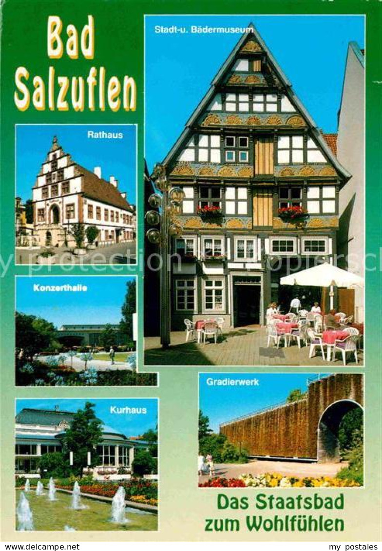 72782801 Bad Salzuflen Rathaus Konzerthalle Kurhaus Stadt Und Baedermuseum Gradi - Bad Salzuflen