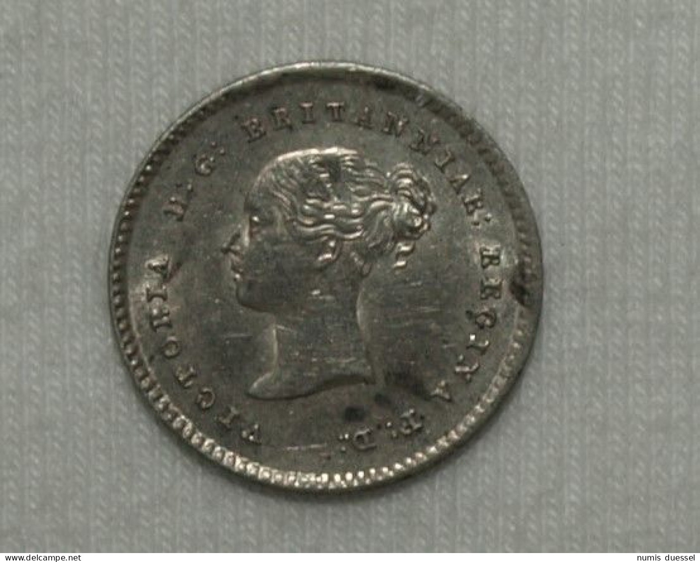 Silber/Silver Prooflike Maundy Großbritannien/Great Britain Victoria Young Head, 1838, 2 Pence UNC - Maundy Sets & Commémoratives