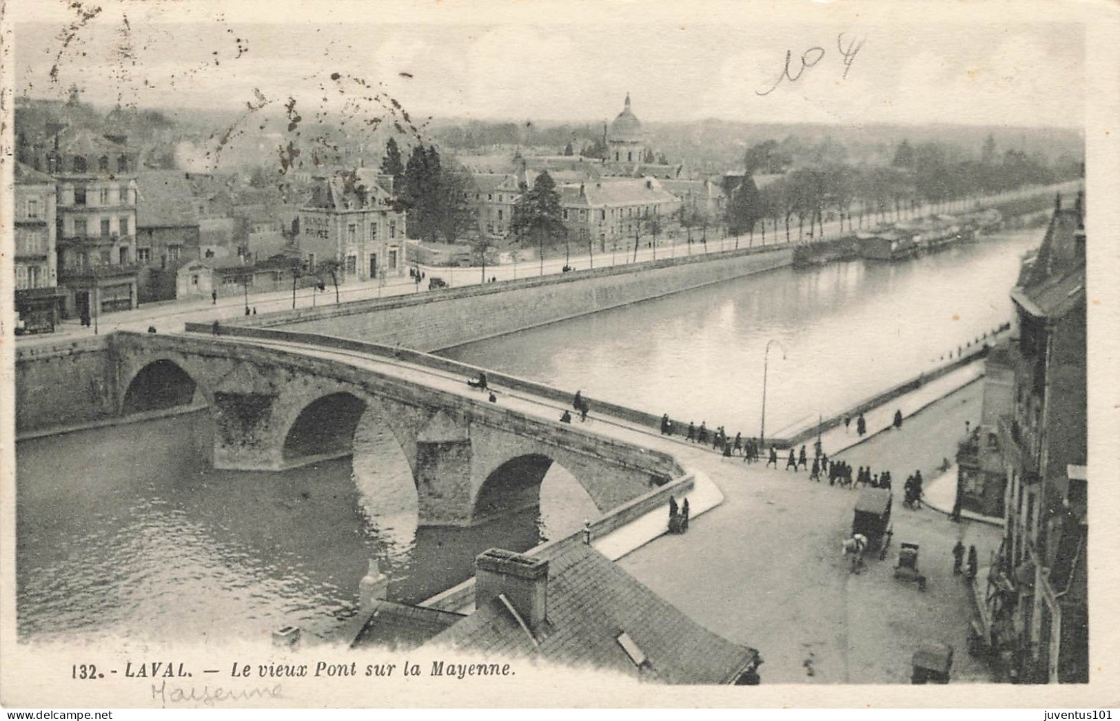 CPA Laval-Le Vieux Pont Sur La Mayenne-132-Timbre     L2916 - Laval