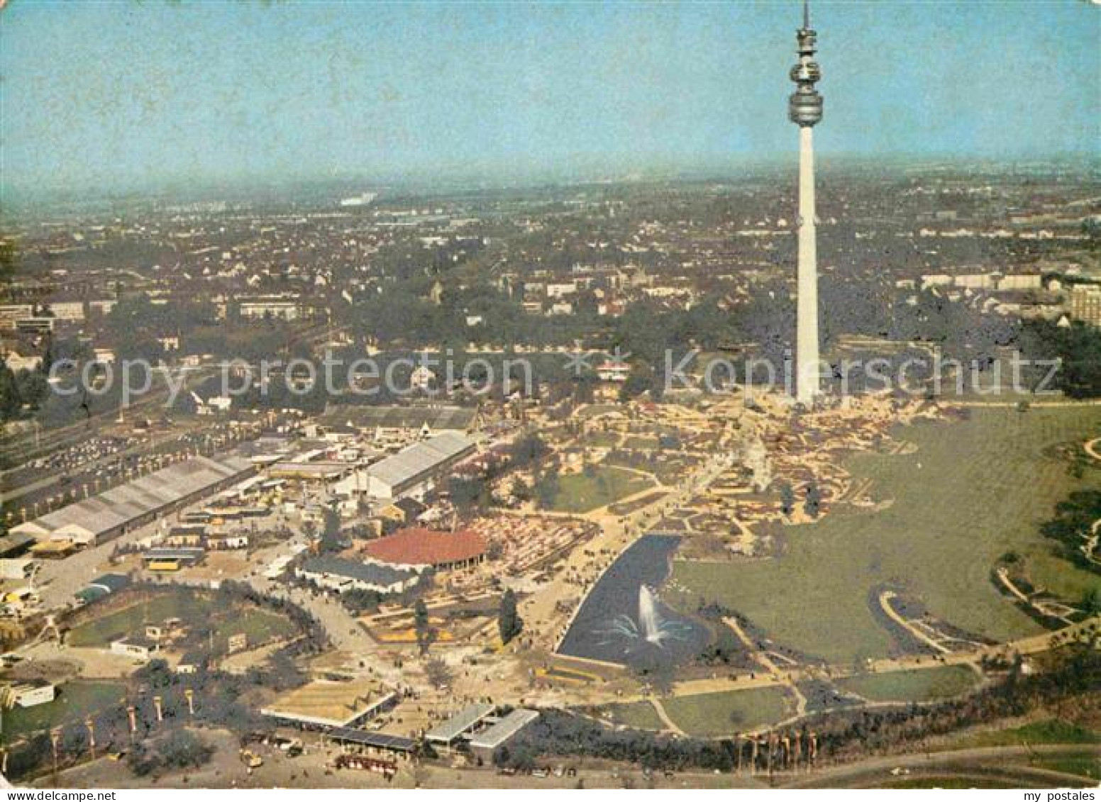 72782742 Dortmund Bundesgartenschau Fernsehturm Fliegeraufnahme Dortmund - Dortmund