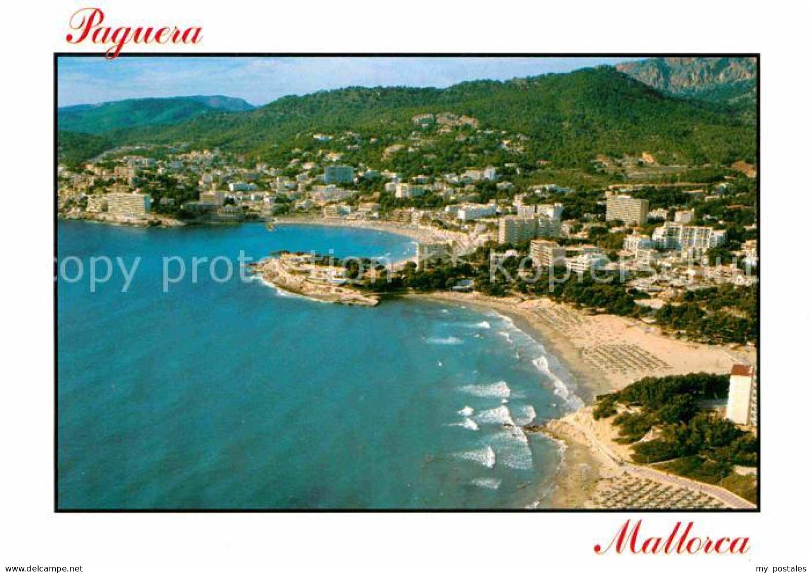 72782672 Paguera Mallorca Islas Baleares Fliegeraufnahme Mit Strand  - Andere & Zonder Classificatie