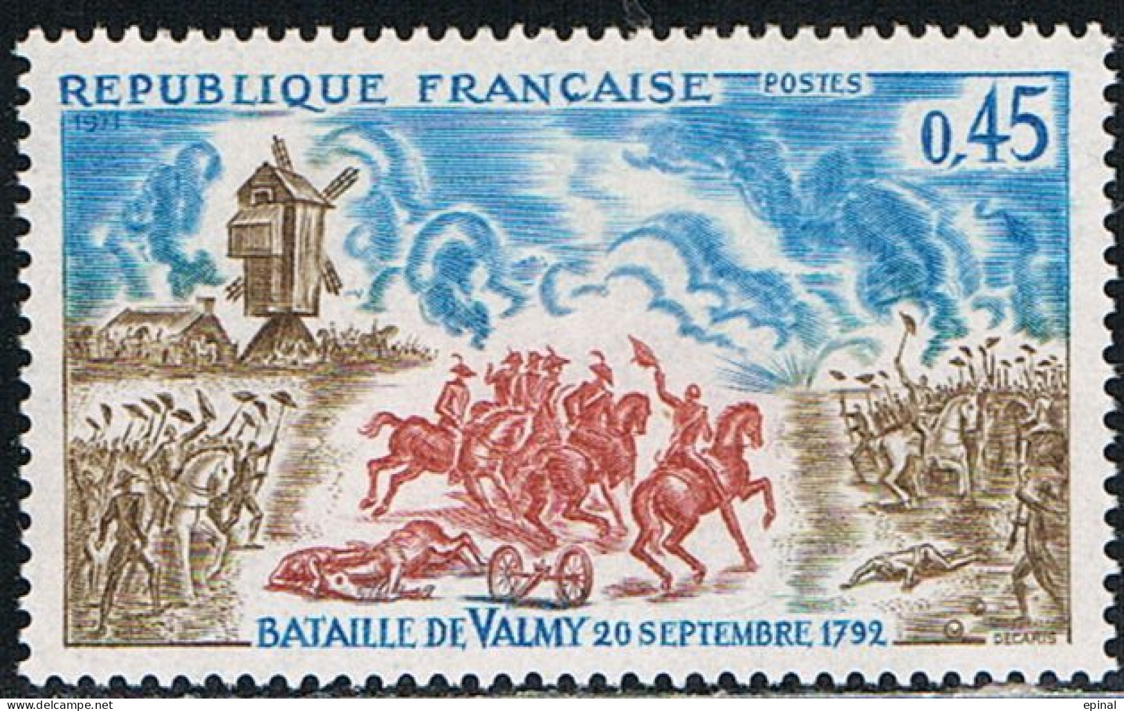 FRANCE : N° 1679 ** (Histoire De France : Bataille De Valmy) - PRIX FIXE - - Ungebraucht