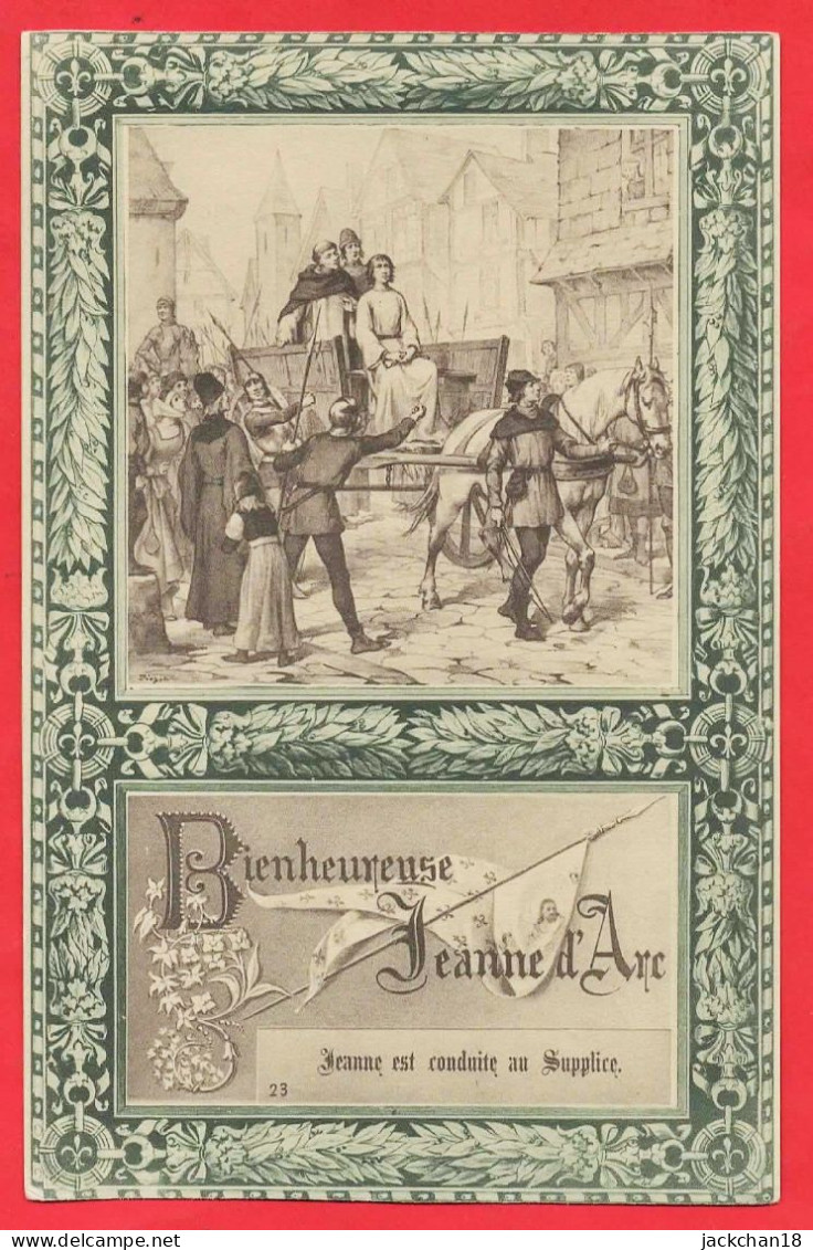 -- BIENHEUREUSE JEANNE D'ARC / LOT DE 25 CPA De L'HISTOIRE De JEANNE D'ARC / Série Complète -- - Storia