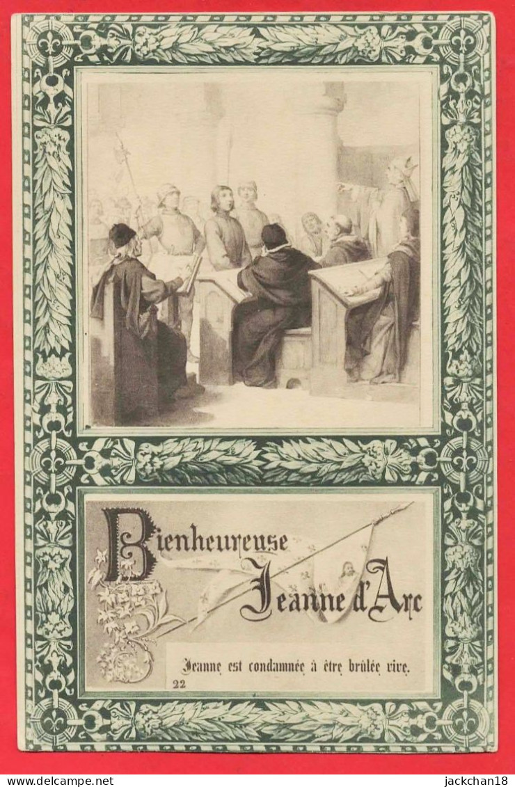 -- BIENHEUREUSE JEANNE D'ARC / LOT DE 25 CPA De L'HISTOIRE De JEANNE D'ARC / Série Complète -- - Storia