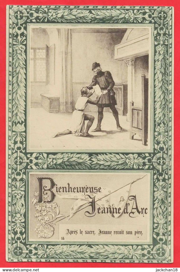 -- BIENHEUREUSE JEANNE D'ARC / LOT DE 25 CPA de l'HISTOIRE de JEANNE D'ARC / Série complète --