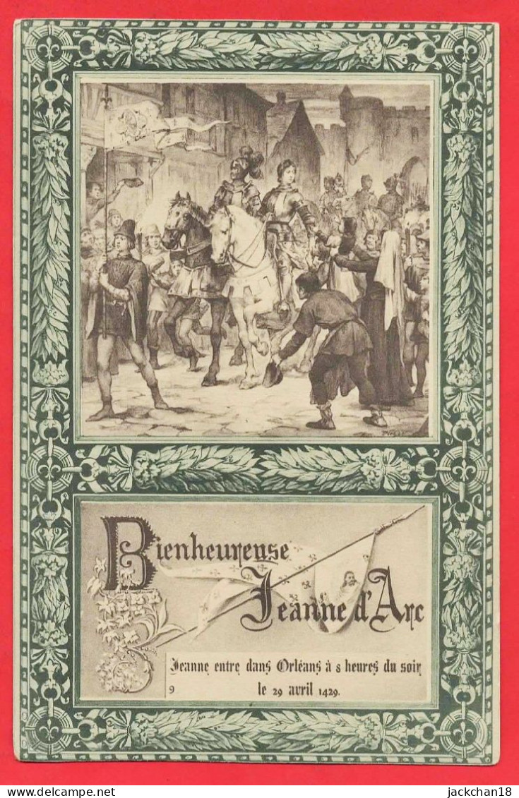 -- BIENHEUREUSE JEANNE D'ARC / LOT DE 25 CPA de l'HISTOIRE de JEANNE D'ARC / Série complète --