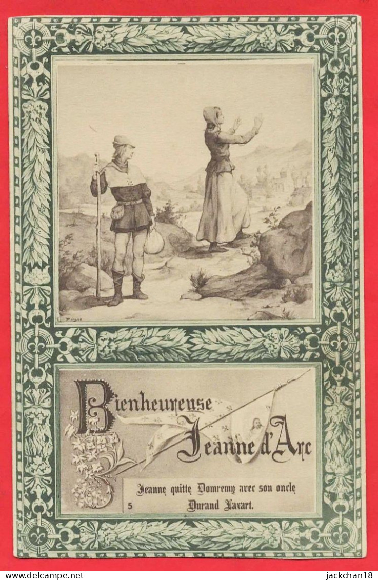 -- BIENHEUREUSE JEANNE D'ARC / LOT DE 25 CPA de l'HISTOIRE de JEANNE D'ARC / Série complète --