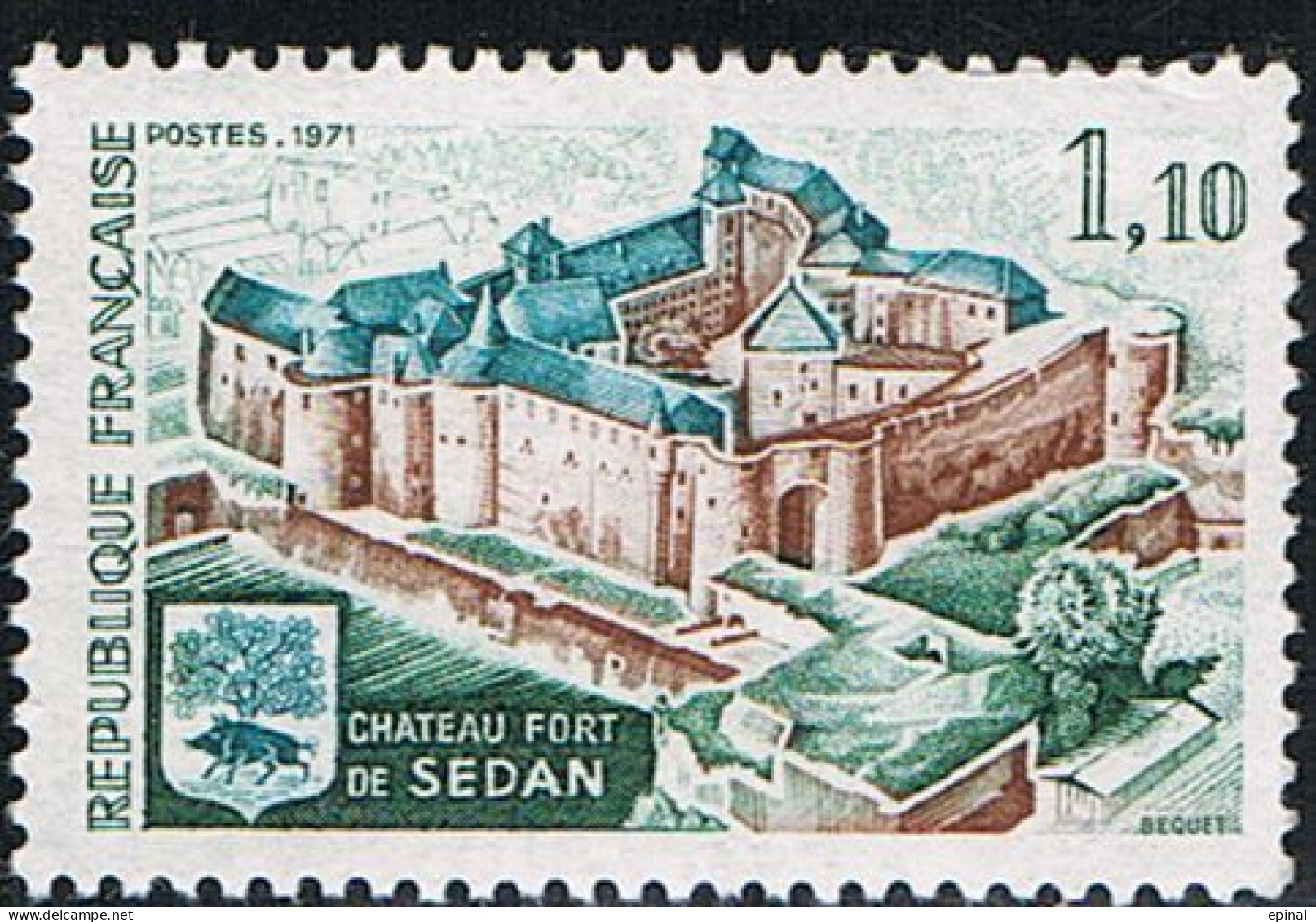 FRANCE : N° 1686 ** (Sedan) - PRIX FIXE - - Neufs