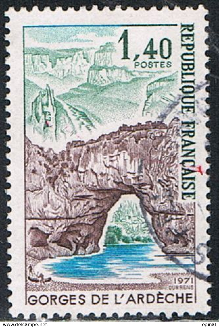 FRANCE : N° 1687 Oblitéré (Gorges De L'Ardèche) - PRIX FIXE - - Gebraucht