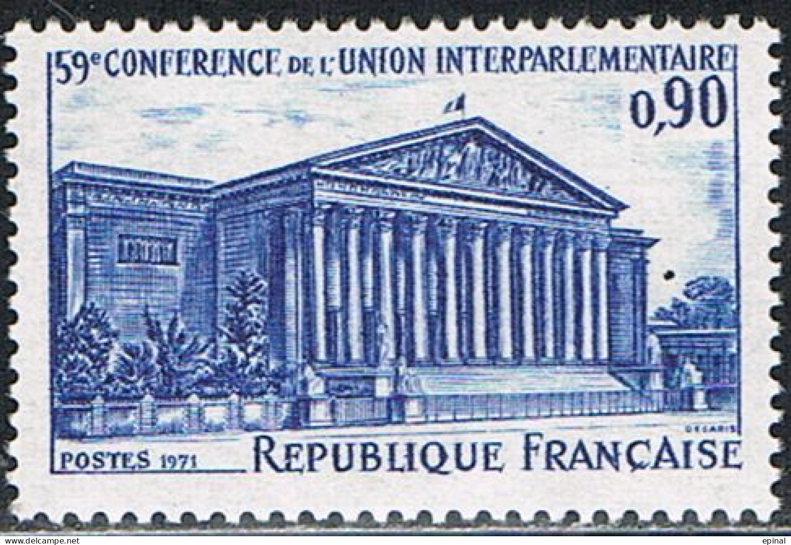 FRANCE : N° 1688 ** (L'Assemblée Nationale) - PRIX FIXE - - Ungebraucht