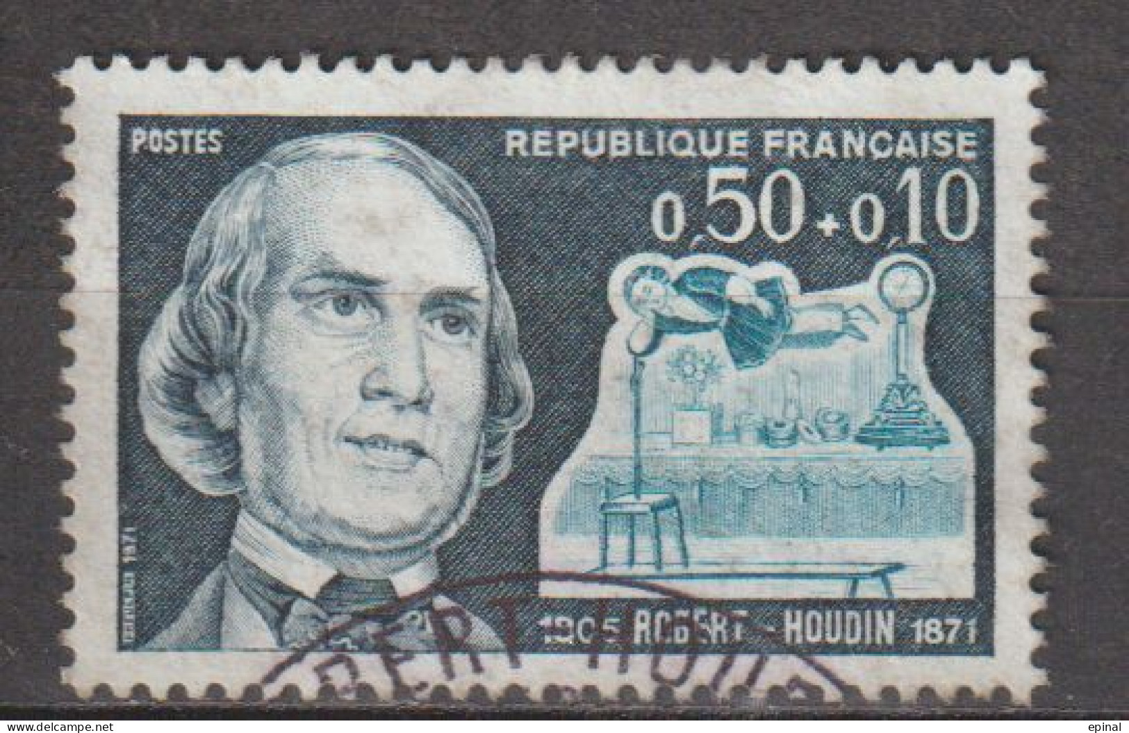 FRANCE : N° 1690 Oblitéré (Robert Houdin) - PRIX FIXE - - Used Stamps