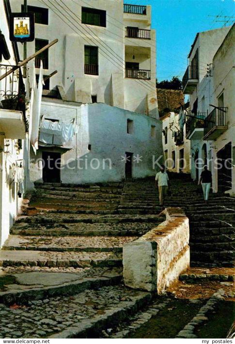 72782624 Ibiza Islas Baleares Calle Tipica Ibiza - Other & Unclassified