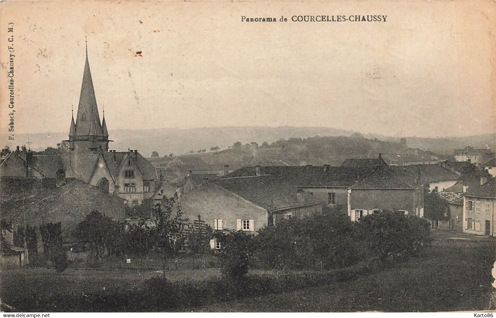 Courcelles Chaussy * Panorama De La Commune - Autres & Non Classés