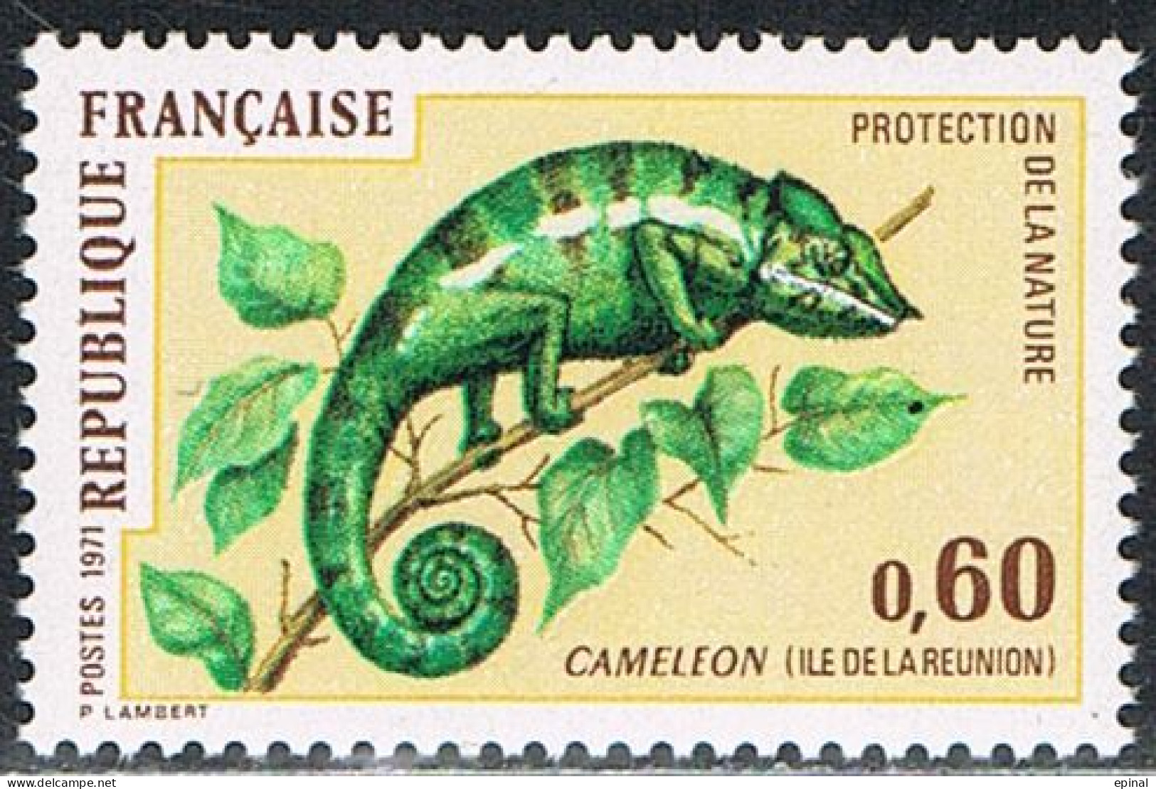 FRANCE : N° 1692 ** (Caméléon De La Réunion) - PRIX FIXE - - Unused Stamps