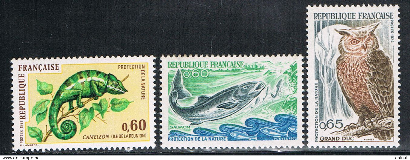 FRANCE : N° 1692-1693 Et 1694 ** (Protection De La Nature) - PRIX FIXE - - Unused Stamps