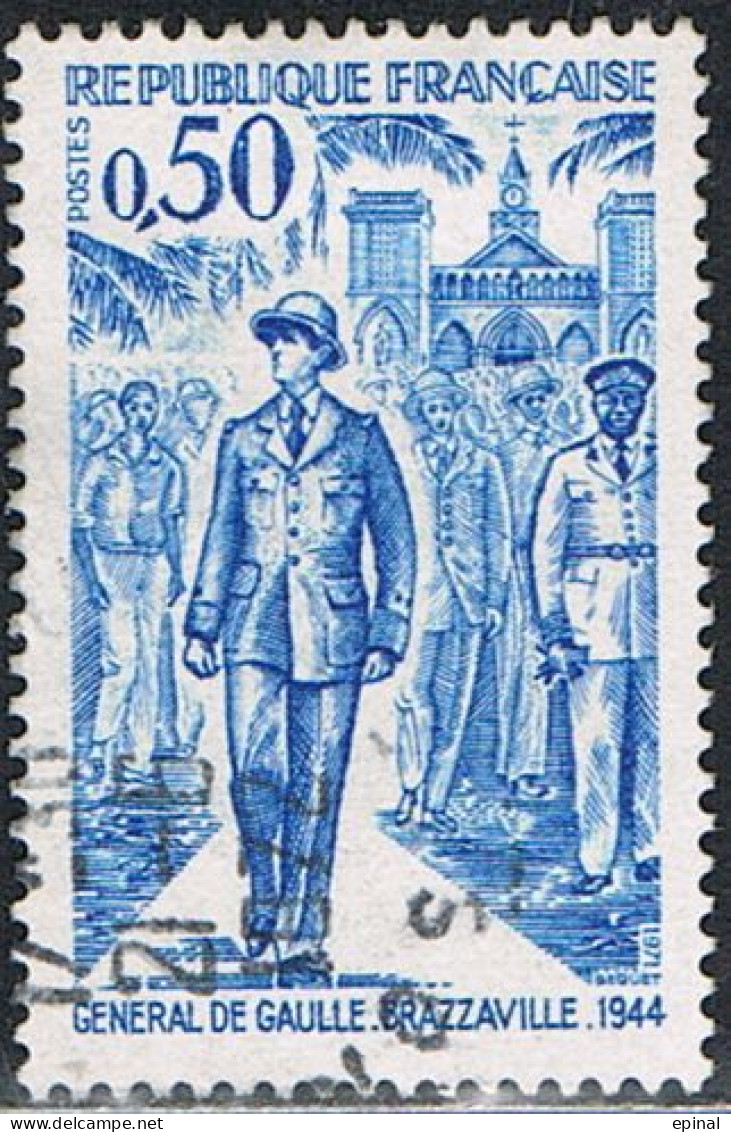 FRANCE : N° 1696 Oblitéré (Anniversaire De La Mort Du Général De Gaulle) - PRIX FIXE - - Used Stamps
