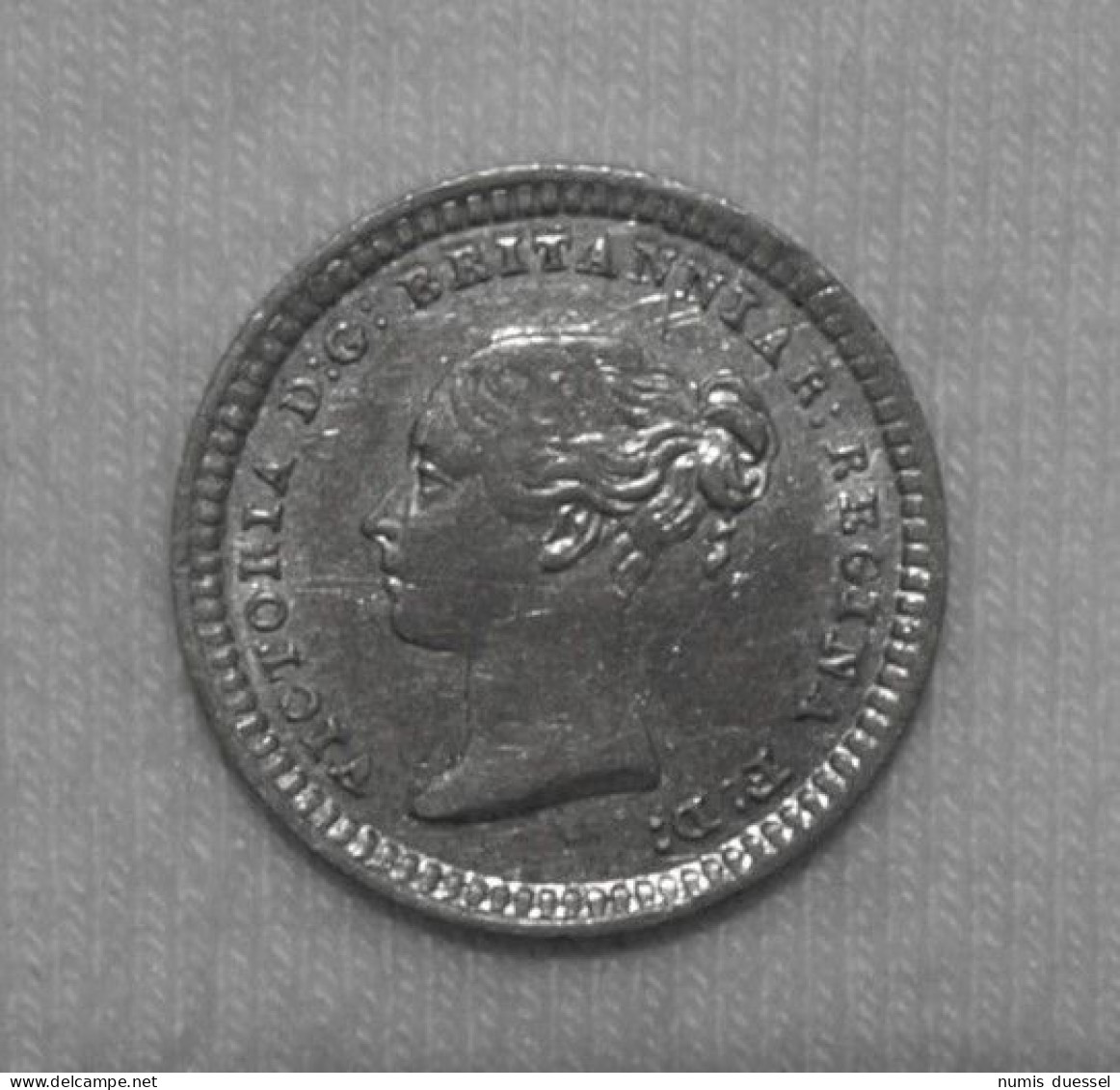 Silber/Silver Großbritannien/Great Britain Victoria Young Head, 1838, 1 1/2 Pence AU - Kolonien