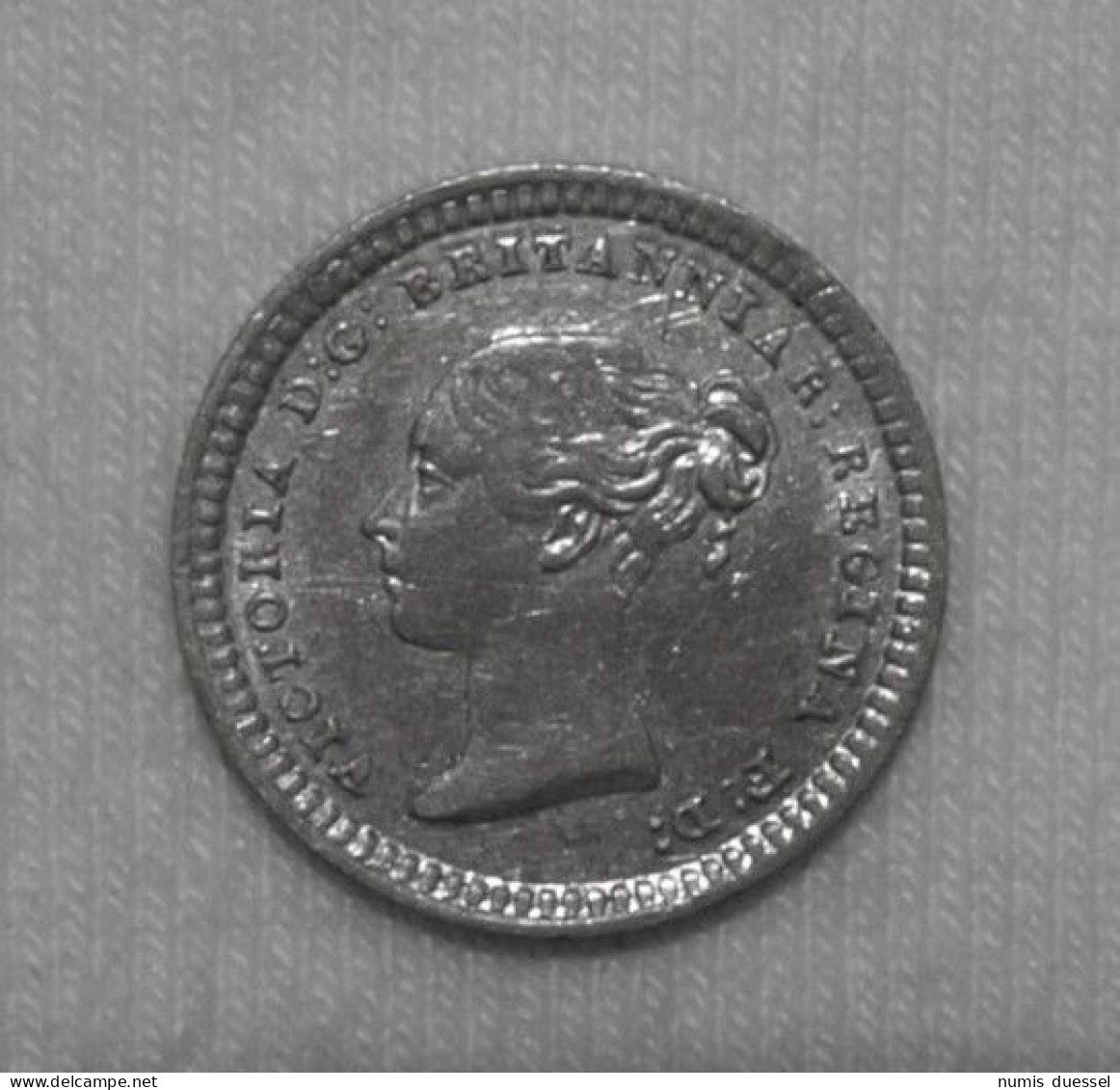 Silber/Silver Großbritannien/Great Britain Victoria Young Head, 1838, 1 1/2 Pence AU - Kolonies