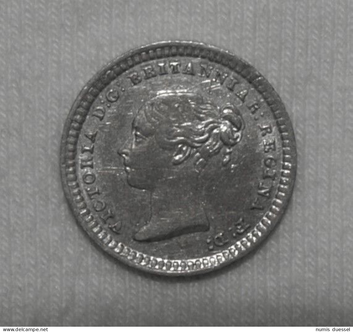 Silber/Silver Großbritannien/Great Britain Victoria Young Head, 1838, 1 1/2 Pence AU - Kolonies