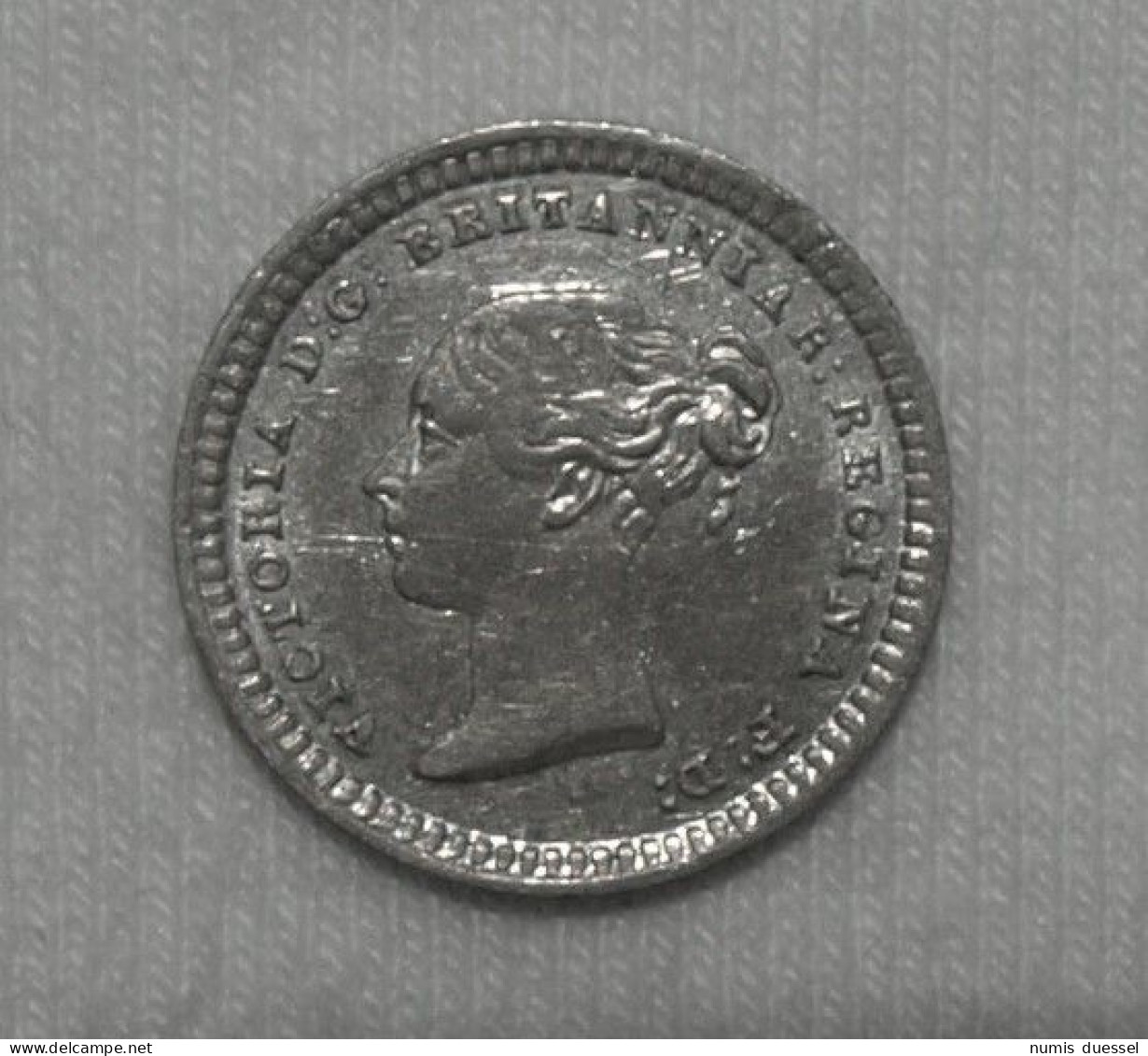 Silber/Silver Großbritannien/Great Britain Victoria Young Head, 1838, 1 1/2 Pence AU - Colonies