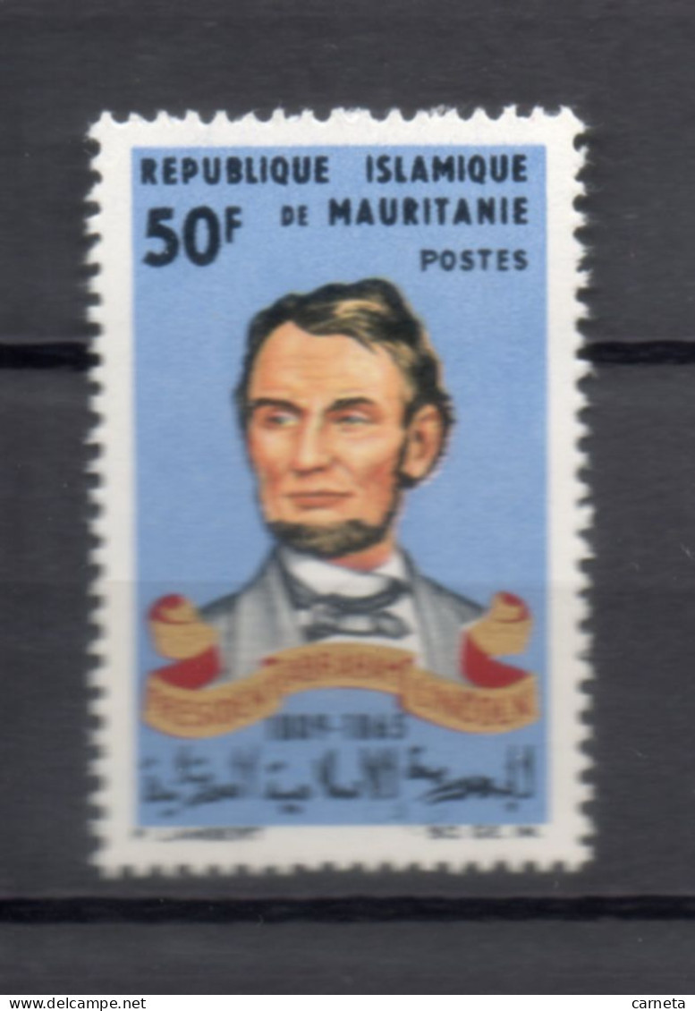 MAURITANIE  N° 192    NEUF SANS CHARNIERE   COTE 1.00€    PRESIDENT LINCOLN - Mauretanien (1960-...)
