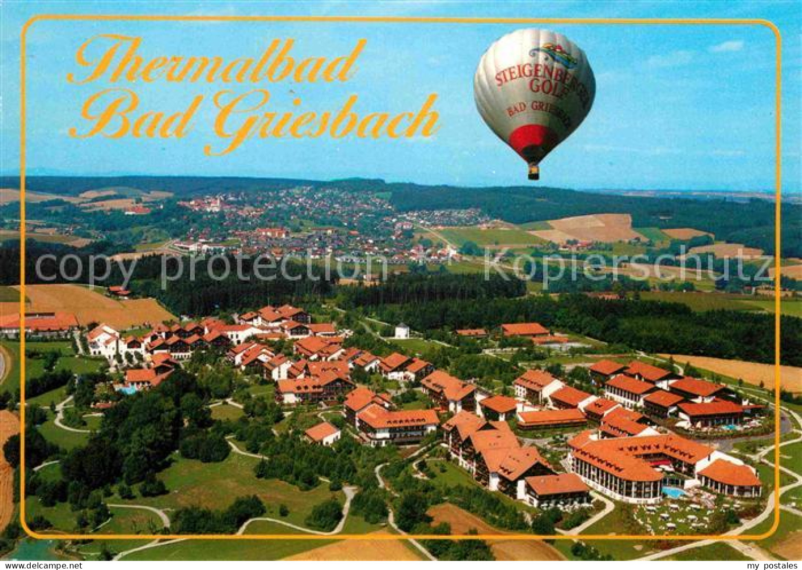 72782542 Bad Griesbach Rottal Fliegeraufnahme Mit Gasballon Dreiquellenbad Adlmo - Sonstige & Ohne Zuordnung