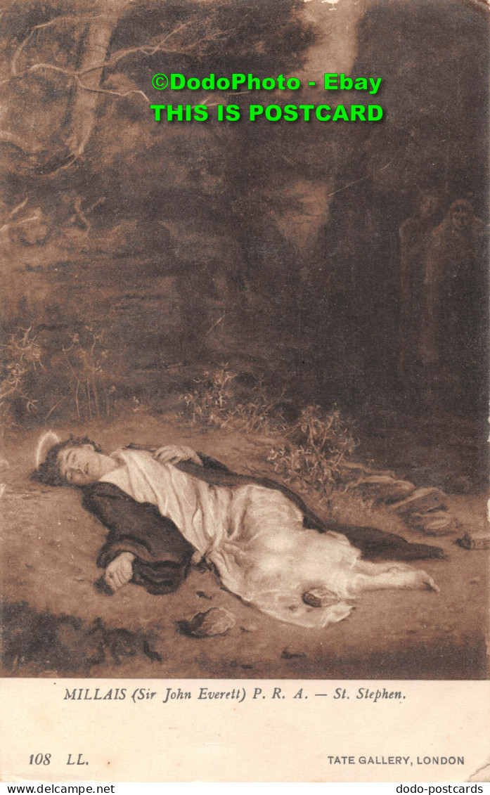 R359285 London. Tate Gallery. Millais. Sir John Everett. P. R. A. St. Stephen. L - Sonstige & Ohne Zuordnung