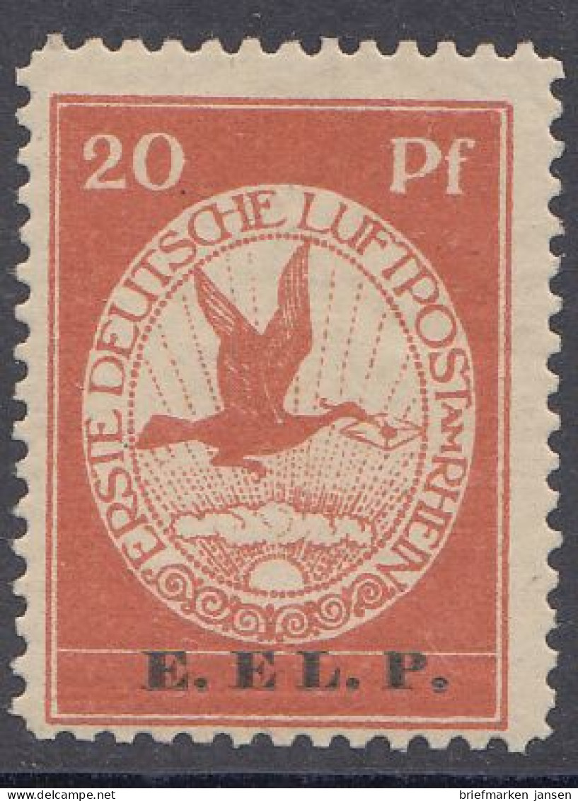 D,Dt.Reich Mi.Nr. VI Flugpost Am Rhein Und Main, Aufdruck E.EL.P. - Neufs