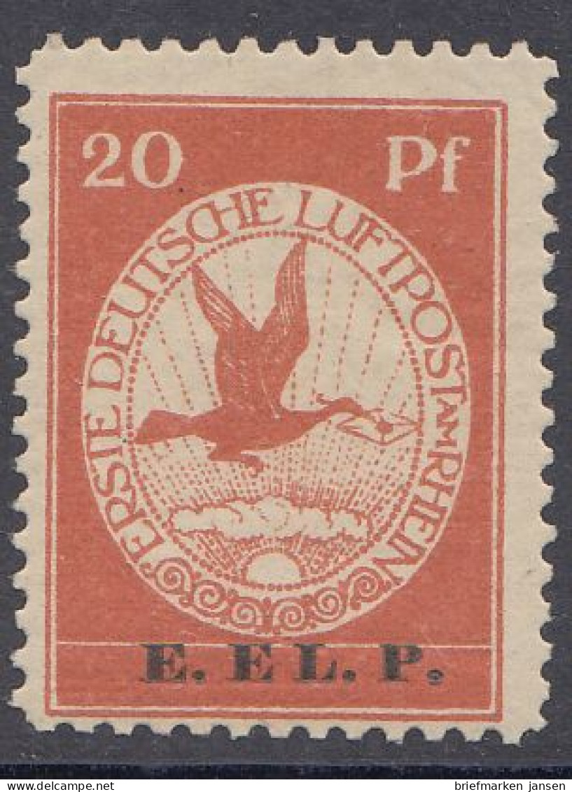 D,Dt.Reich Mi.Nr. VI Flugpost Am Rhein Und Main, Aufdruck E.EL.P. - Unused Stamps