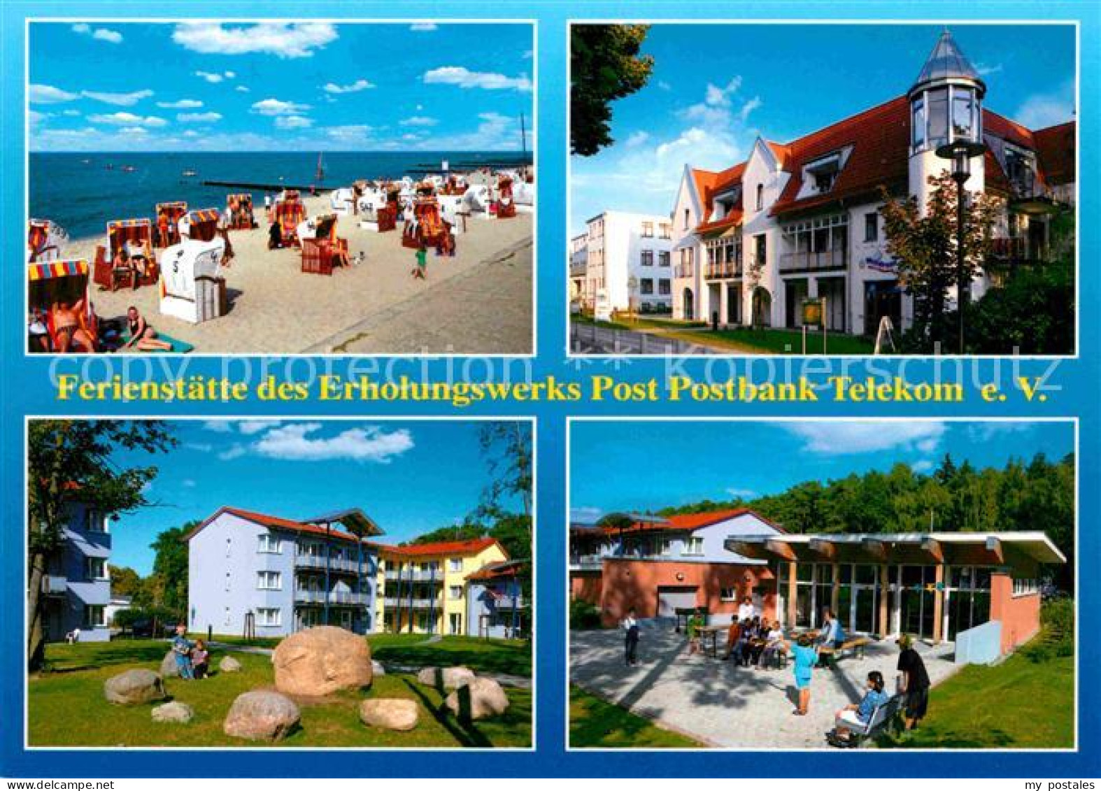 72782478 Kuehlungsborn Ostseebad Strand Ferienstaette Erholungswerk Post Postban - Kühlungsborn