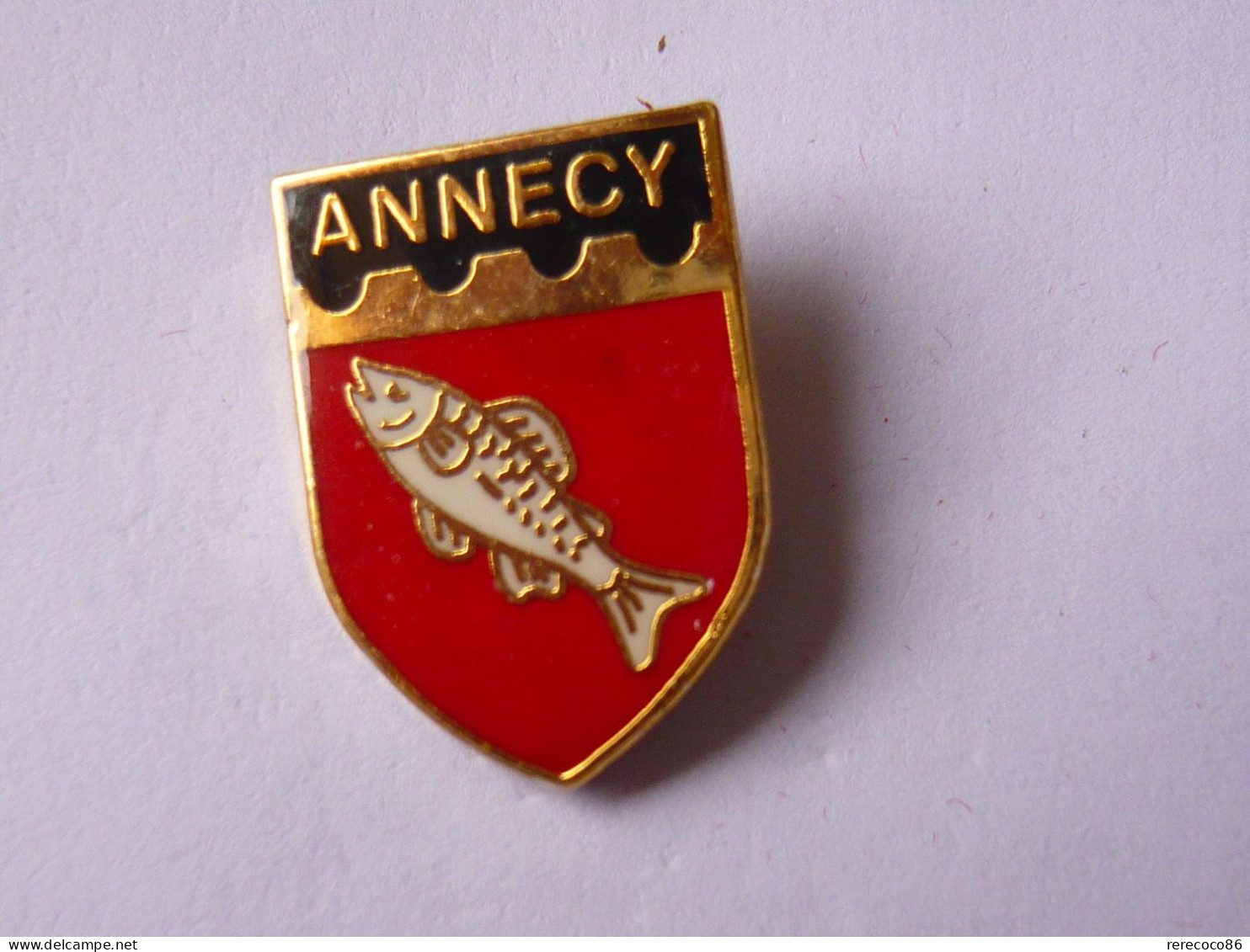 Pin S BLASON VILLE D ANNECY - Cities