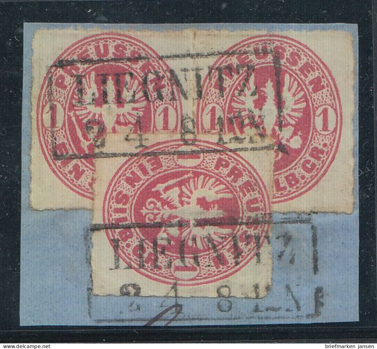 Preußen, Mi.Nr. 16, Preußischer Adler Im Oval, Gestempelt "Liegnitz" - Oblitérés