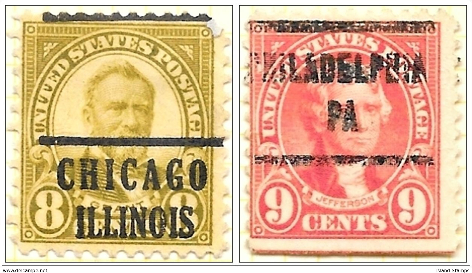 U.S. 1922 27 Values Used - Used Stamps