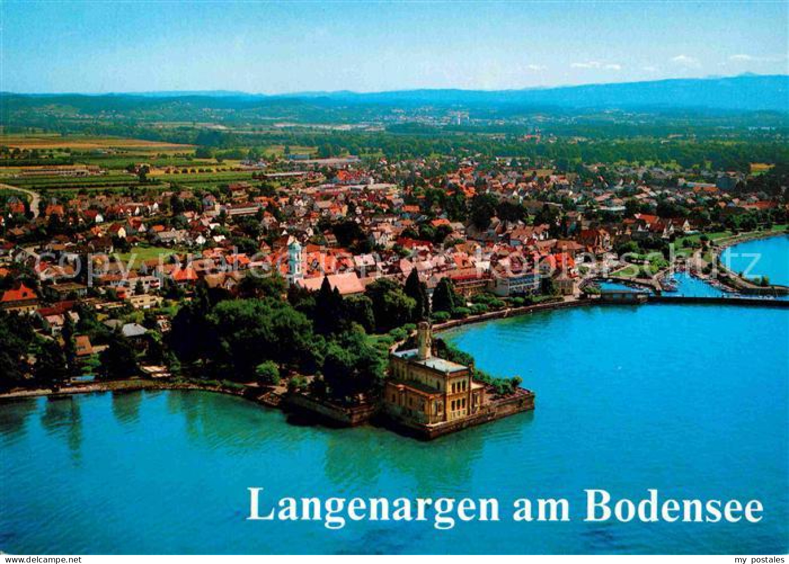 72782464 Langenargen Bodensee Fliegeraufnahme Mit Schloss Montfort Langenargen - Langenargen