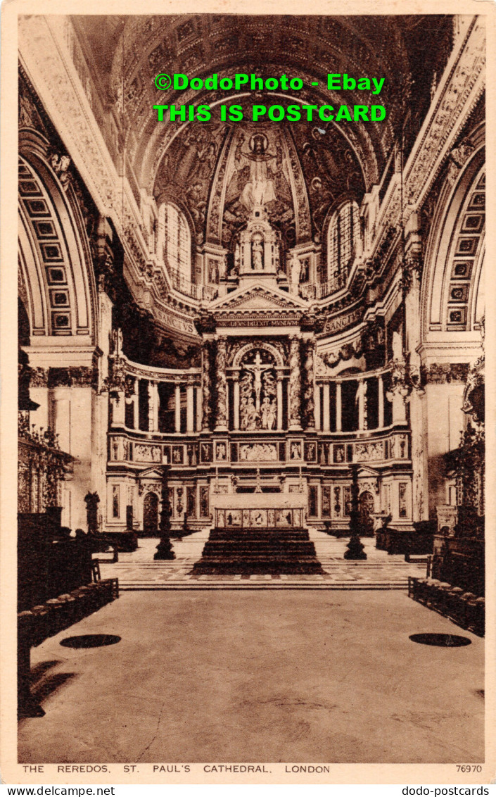 R359362 London. St. Paul Cathedral. The Reredos. Photochrom - Other & Unclassified