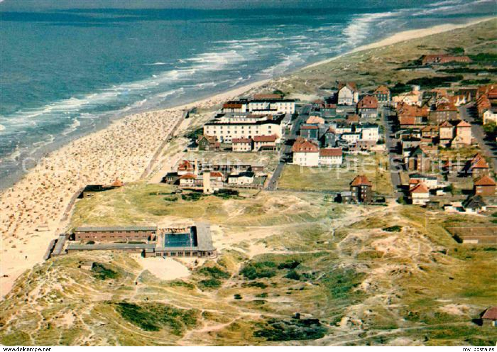 72782433 Wangerooge Nordseebad Fliegeraufnahme Mit Strand Wangerooge - Wangerooge