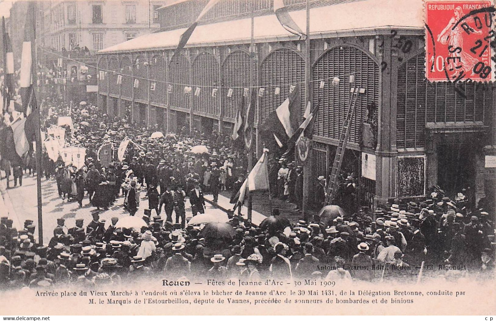 Rouen  -  Fetes De Jeanne D'Arc 30 Mai 1909  -  CPA °J - Rouen