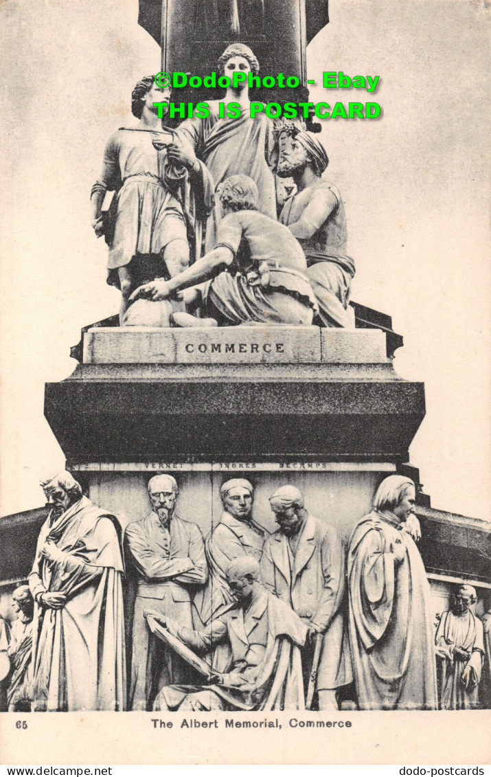 R359386 Commerce. The Albert Memorial. Postcard - Monde