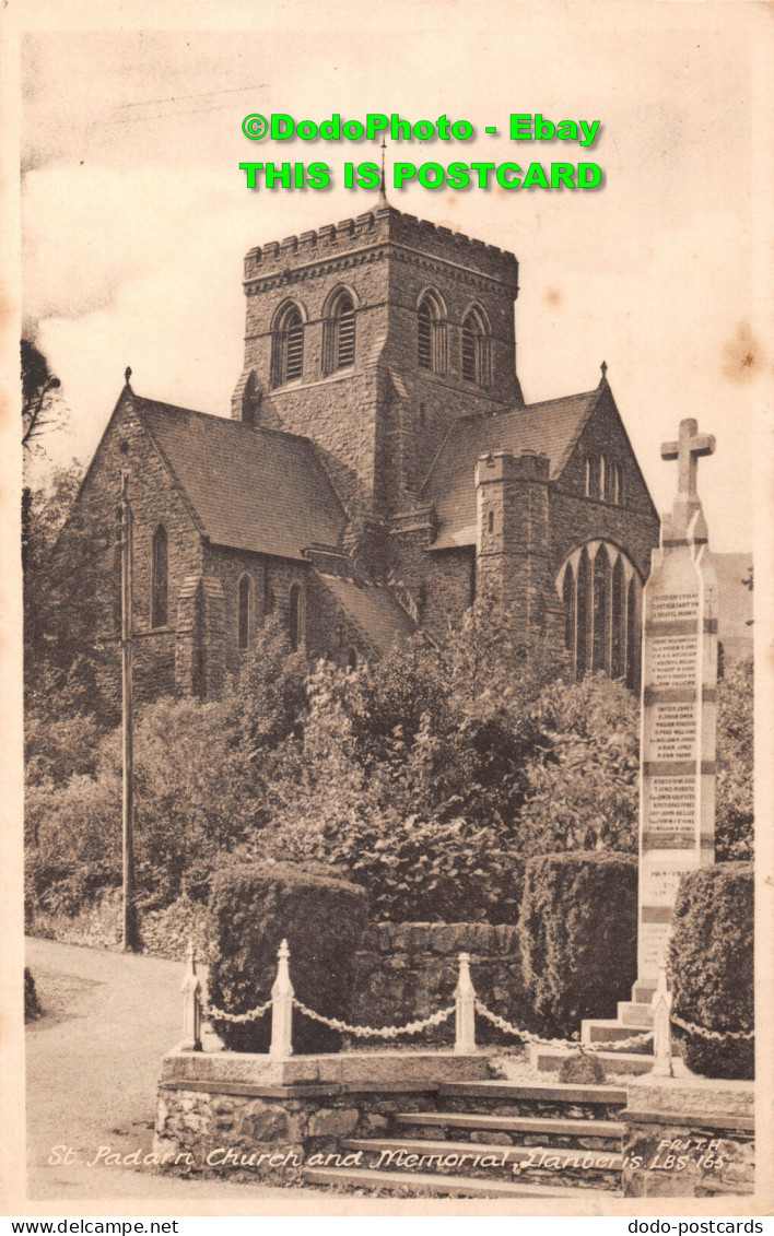 R359388 Llanberis. St. Padarn Church And Memorial. F. Frith - Monde
